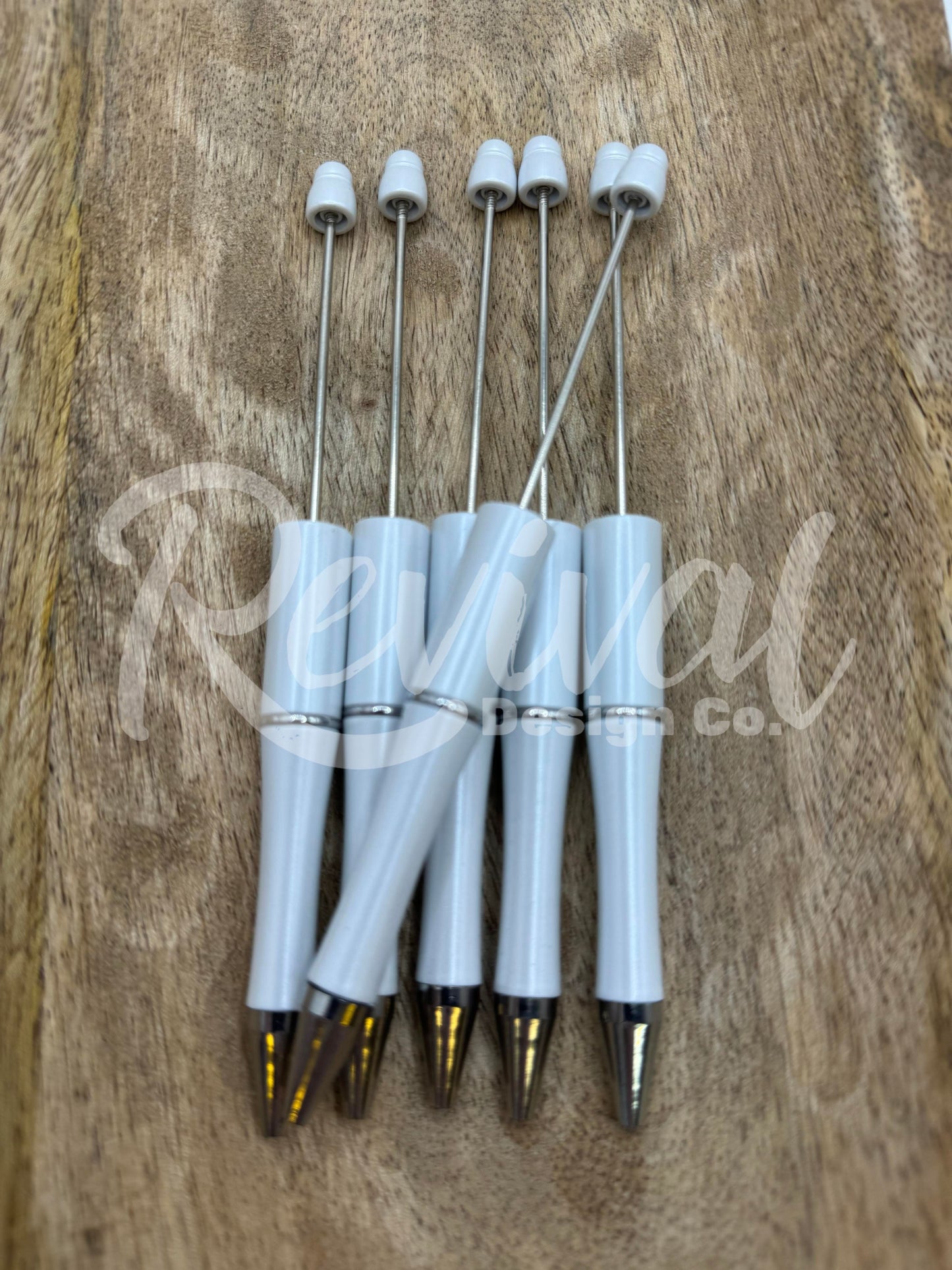 White - Beadable Pen Base