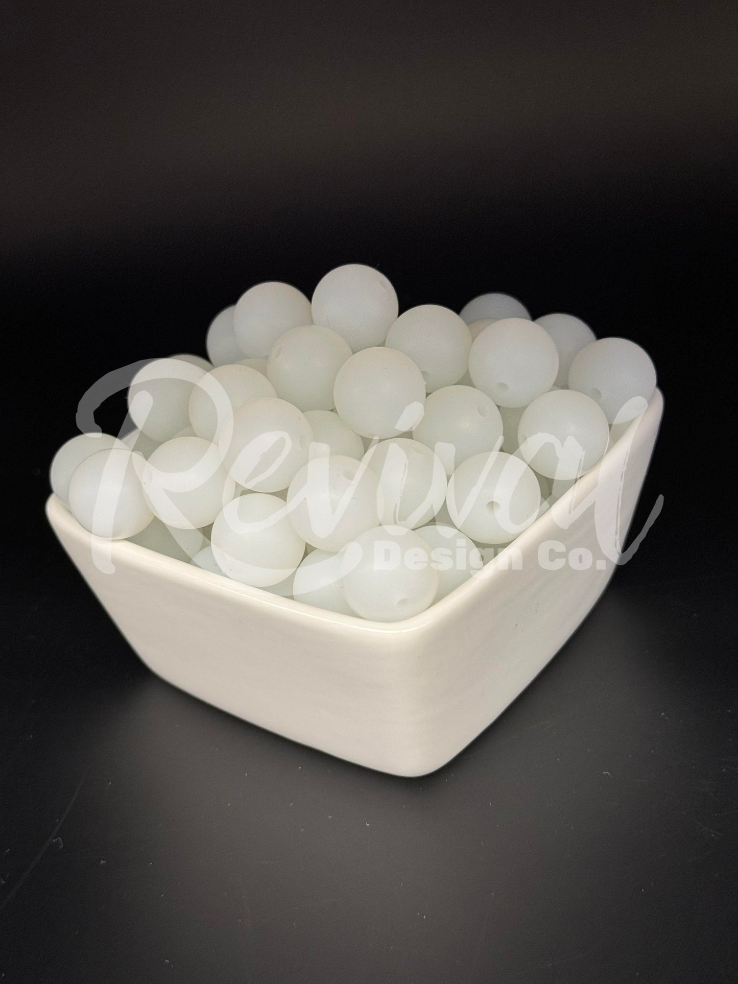 15mm Glow-In-The-Dark Silicone Bead - Revival Glow