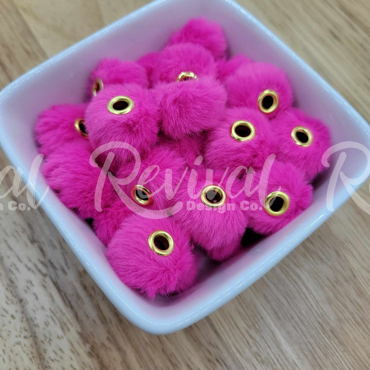20mm Floofy Spacer - Raspberry