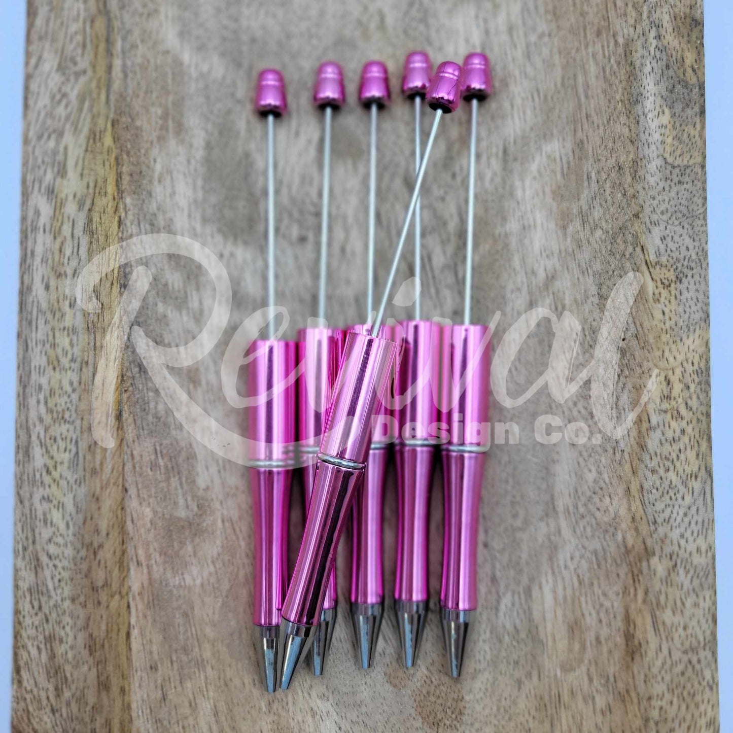 Metallic Pink - Beadable Pen Base