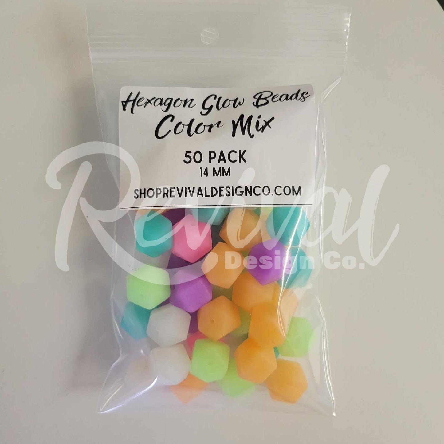 Hexagon Glow Color Mix - 50ct.
