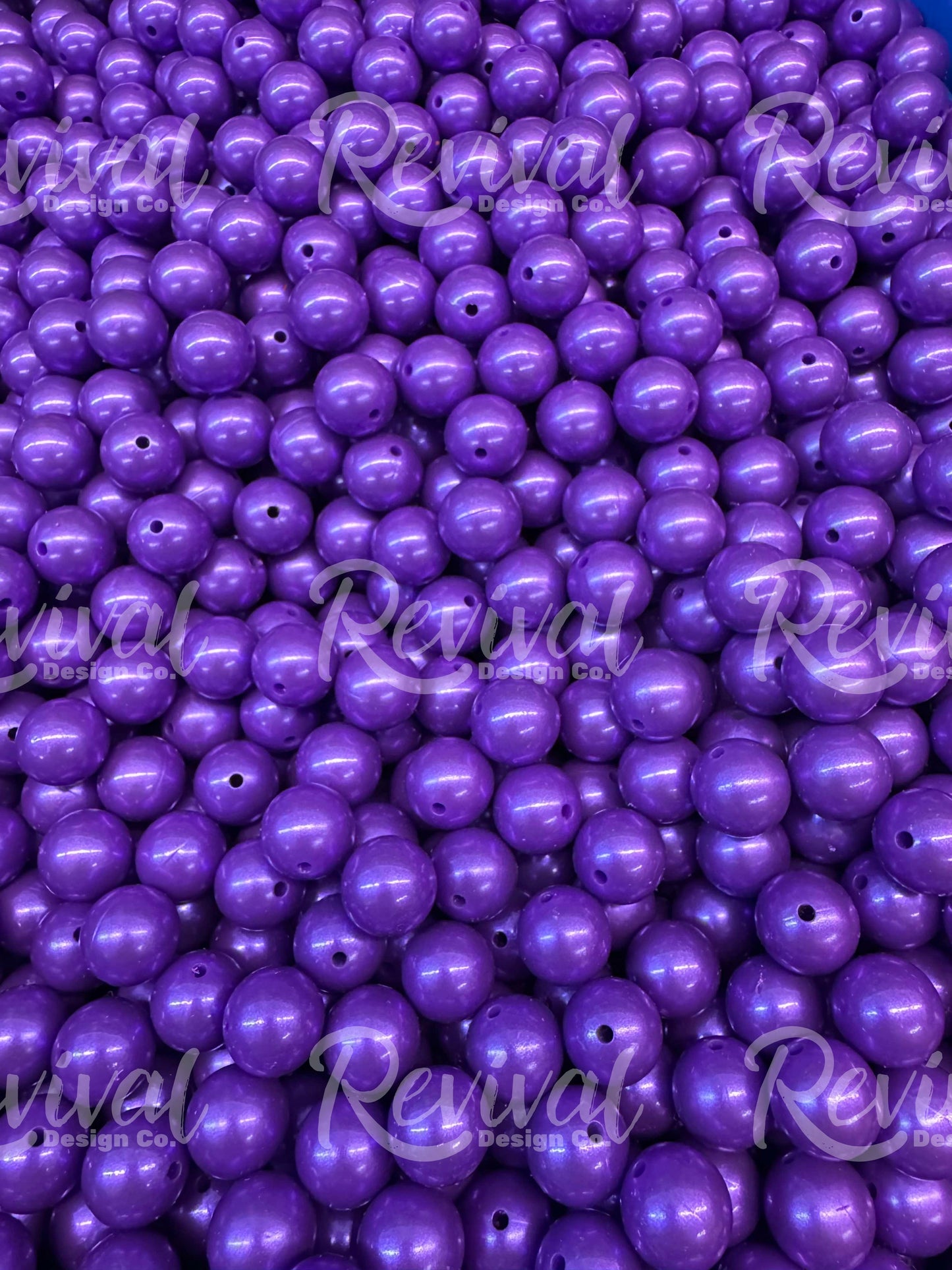 15mm Metallic Silicone Bead - Dragon's Egg