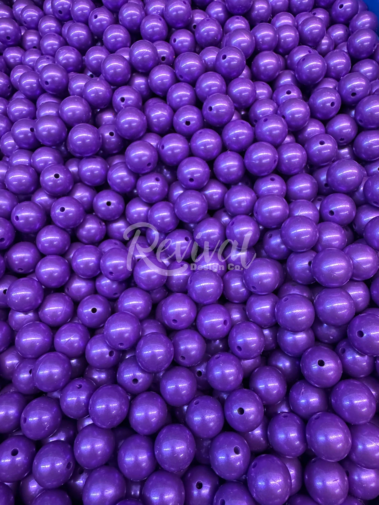 15mm Metallic Silicone Bead - Dragon's Egg