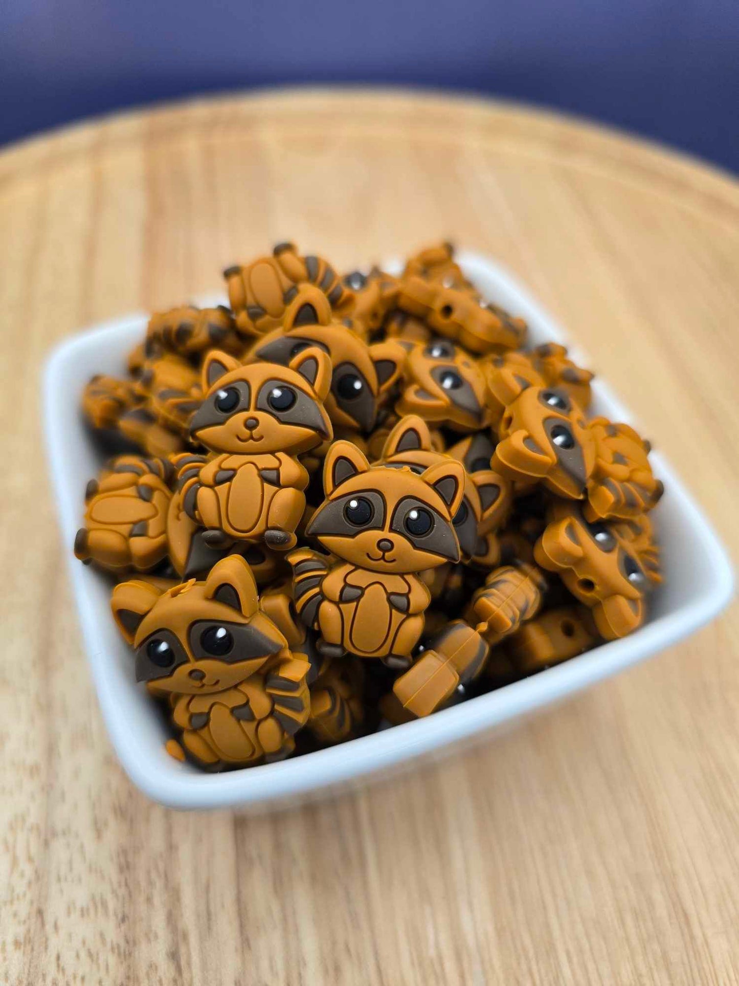 Revival Racoon - Silicone Focal Bead