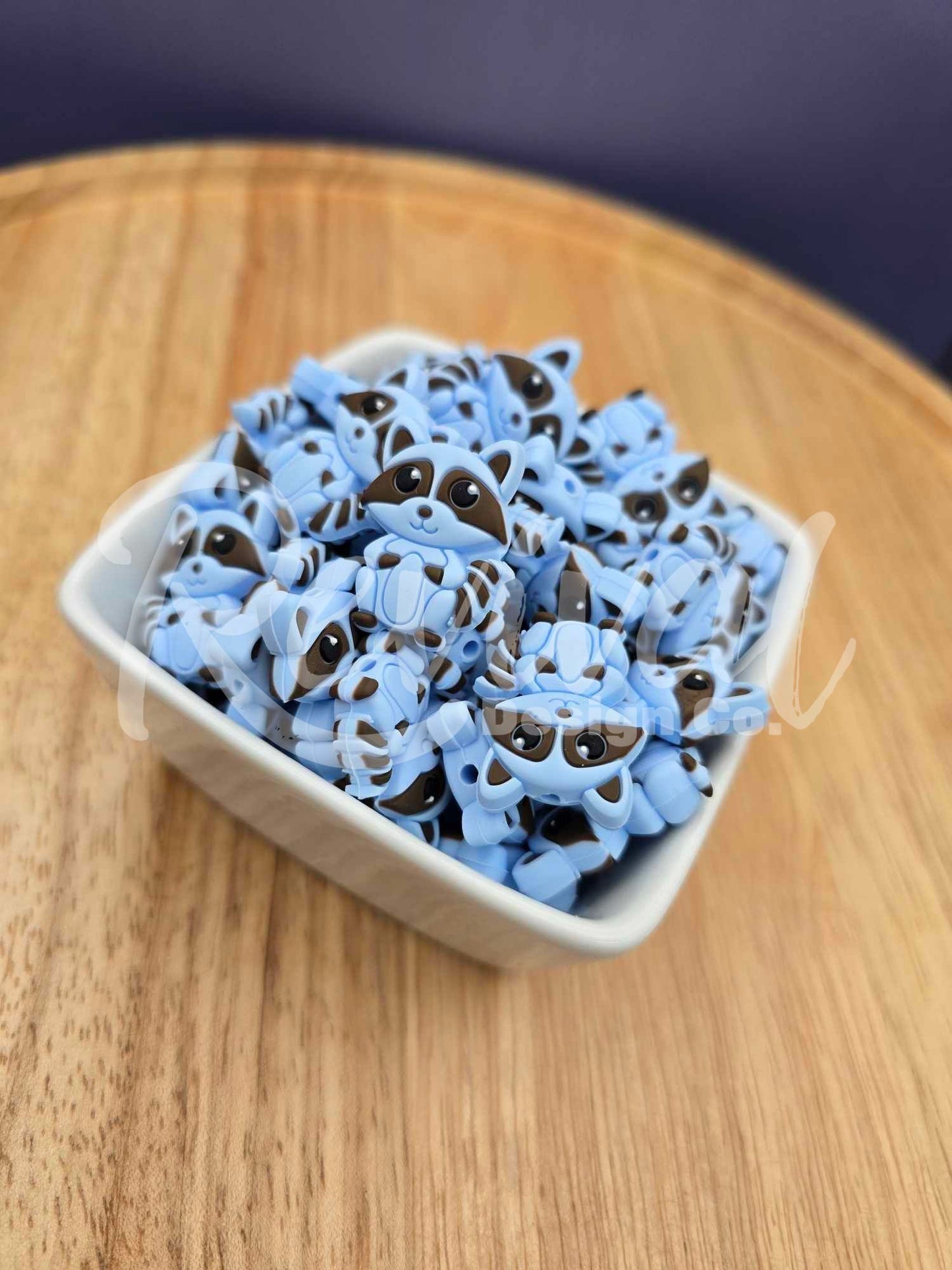 Revival Racoon - Silicone Focal Bead