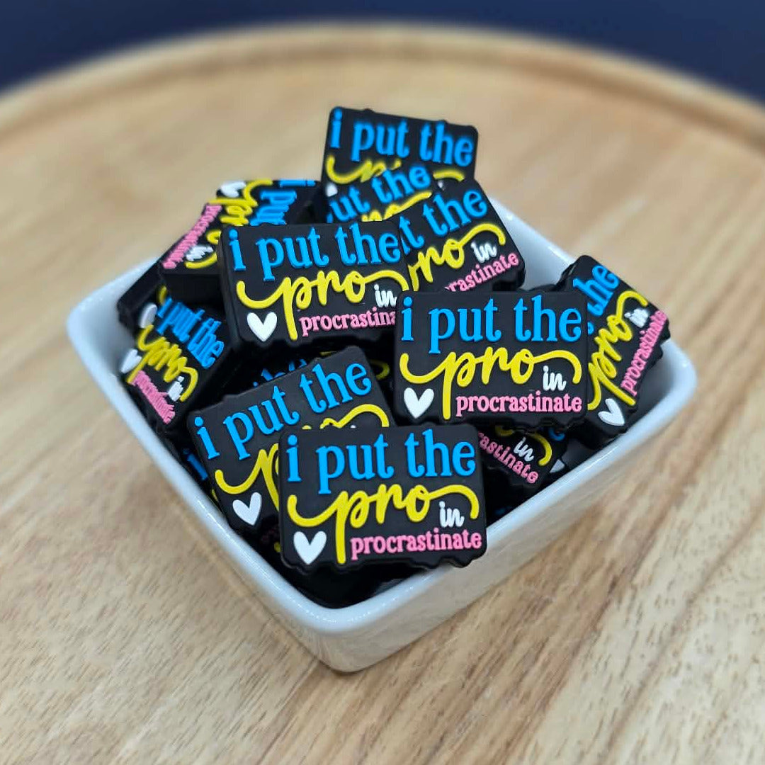 Procrastination - Silicone Focal Bead