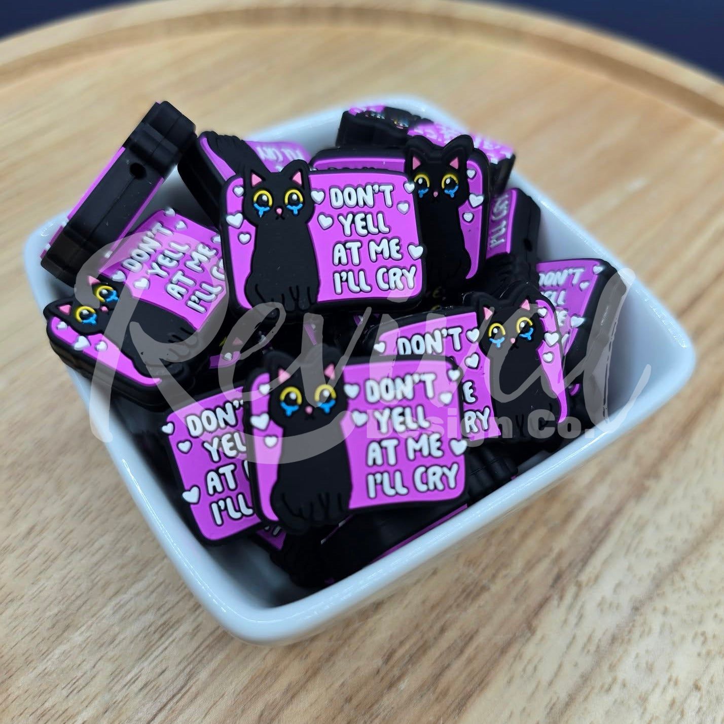 Don't Yell I'll Cry - Silicone Focal Bead