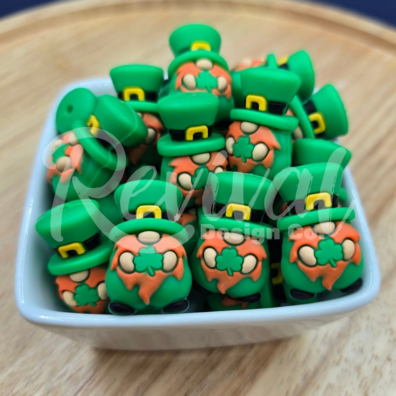 *DISCONTINUING* 3D Lucky the Leprechaun - Silicone Focal Bead