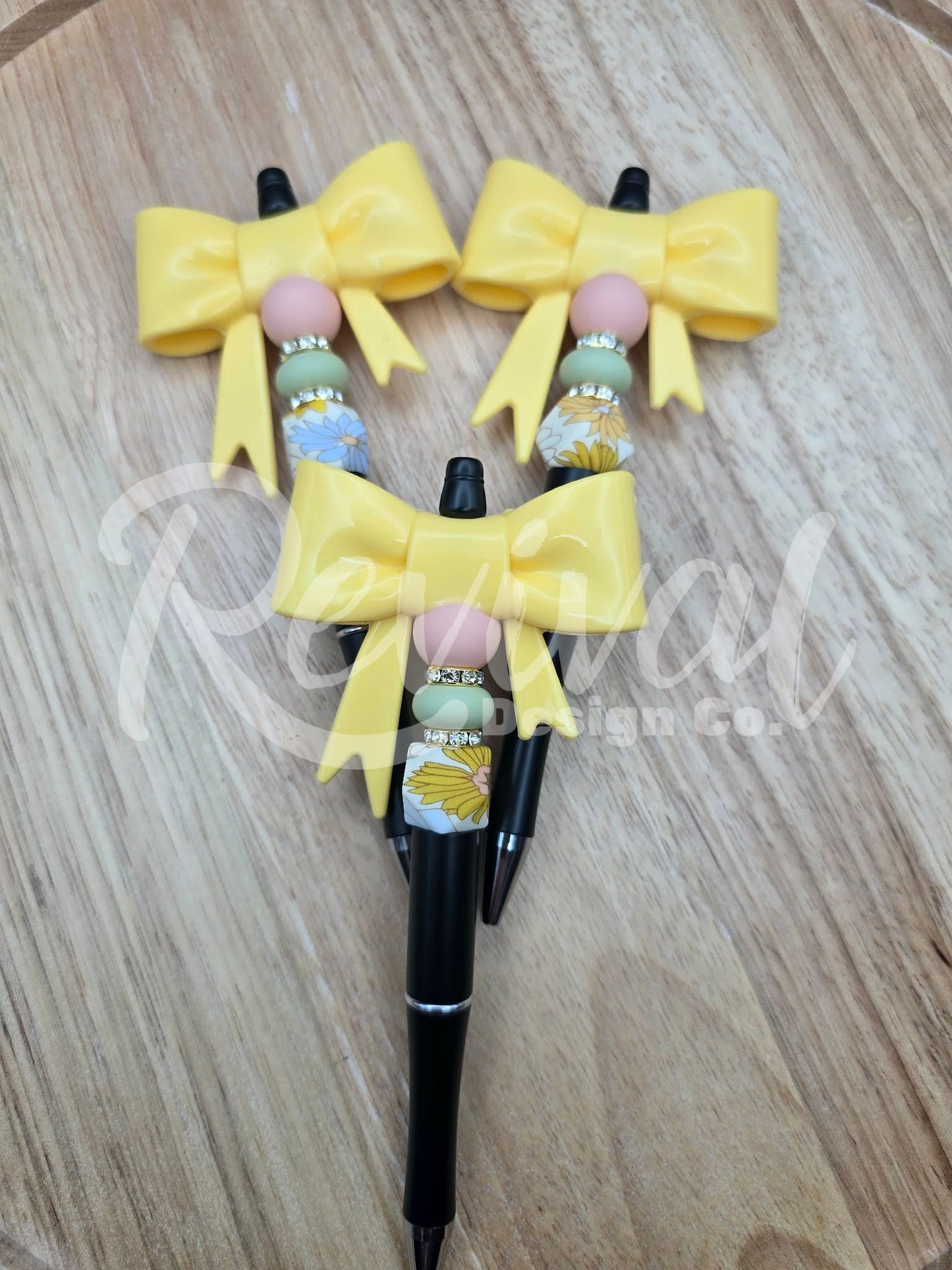 Vintage Sunshine - Silicone Beaded Pen (Ready-To-Ship)