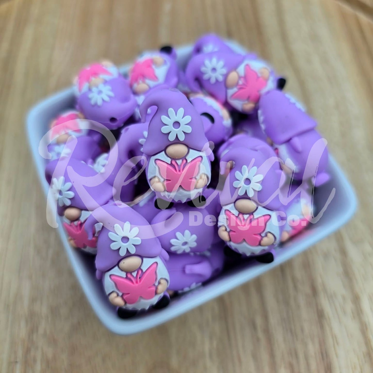 3D Butterfly Gnome - Silicone Focal Bead