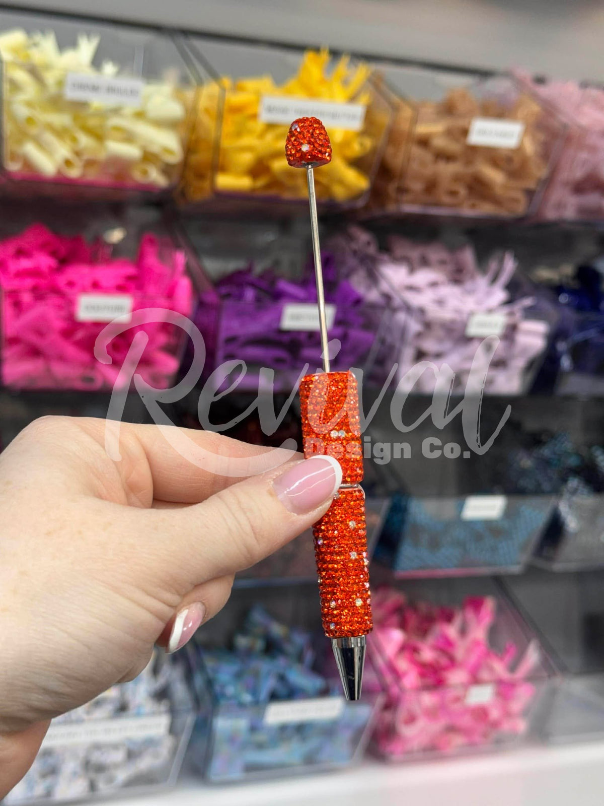 Rhinestone Beadable Pen - Too Damn Bad!