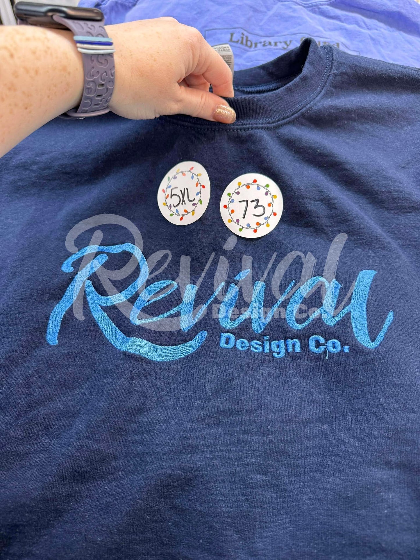*Gently Worn* Embroidered Revival Crewneck (5XL)