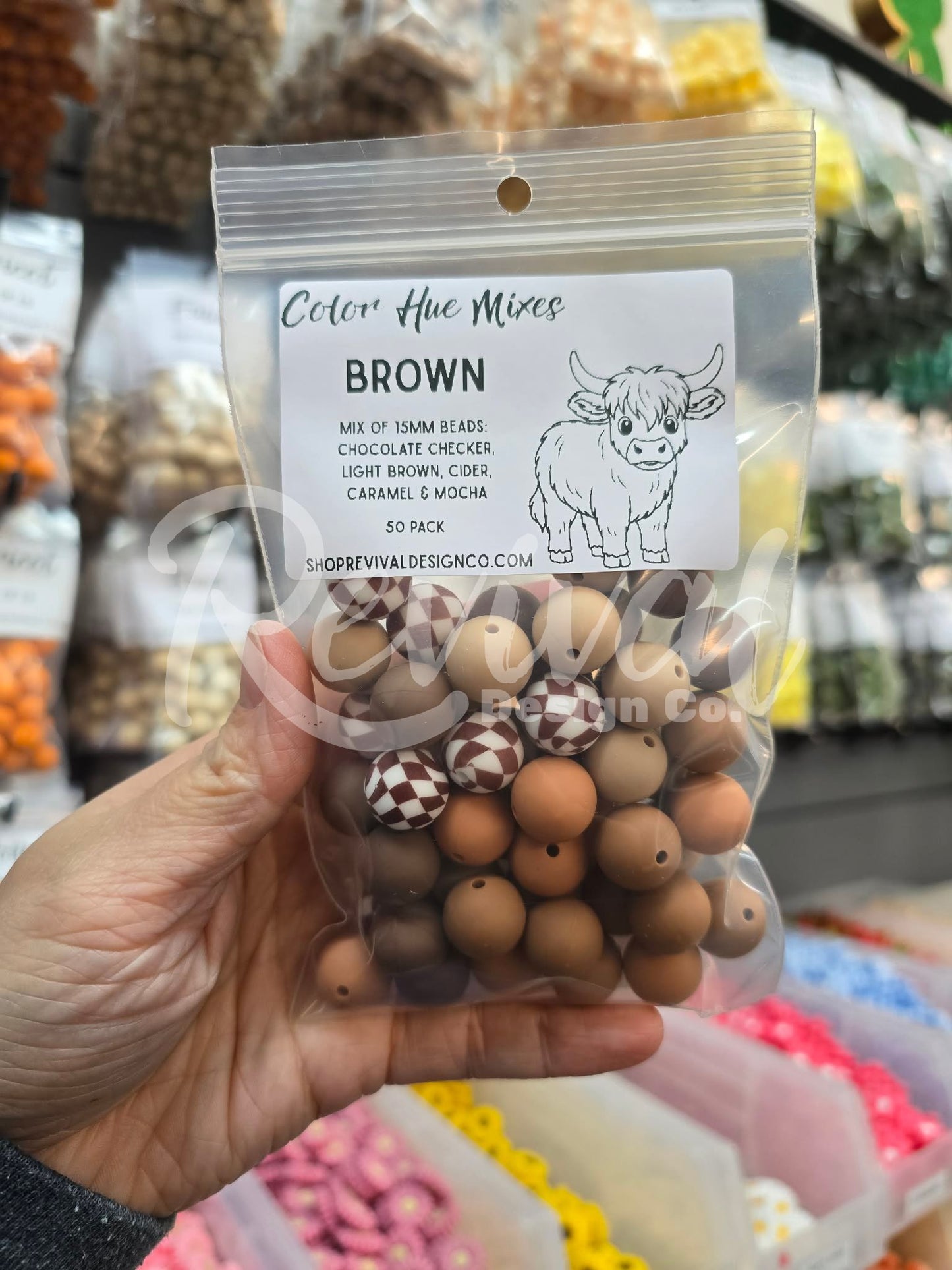 Color Hue Mix - Brown