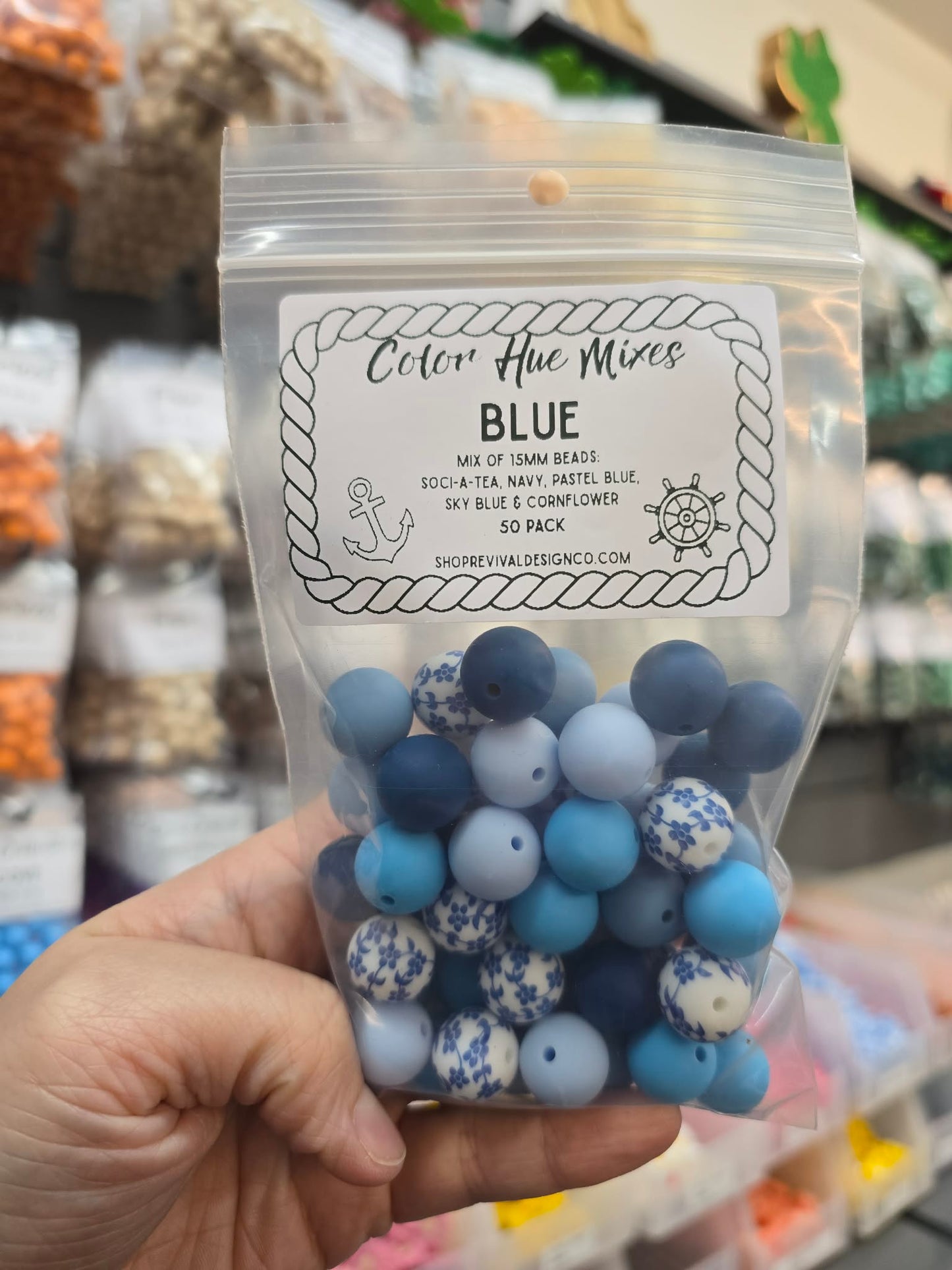 Color Hue Mix - Blue