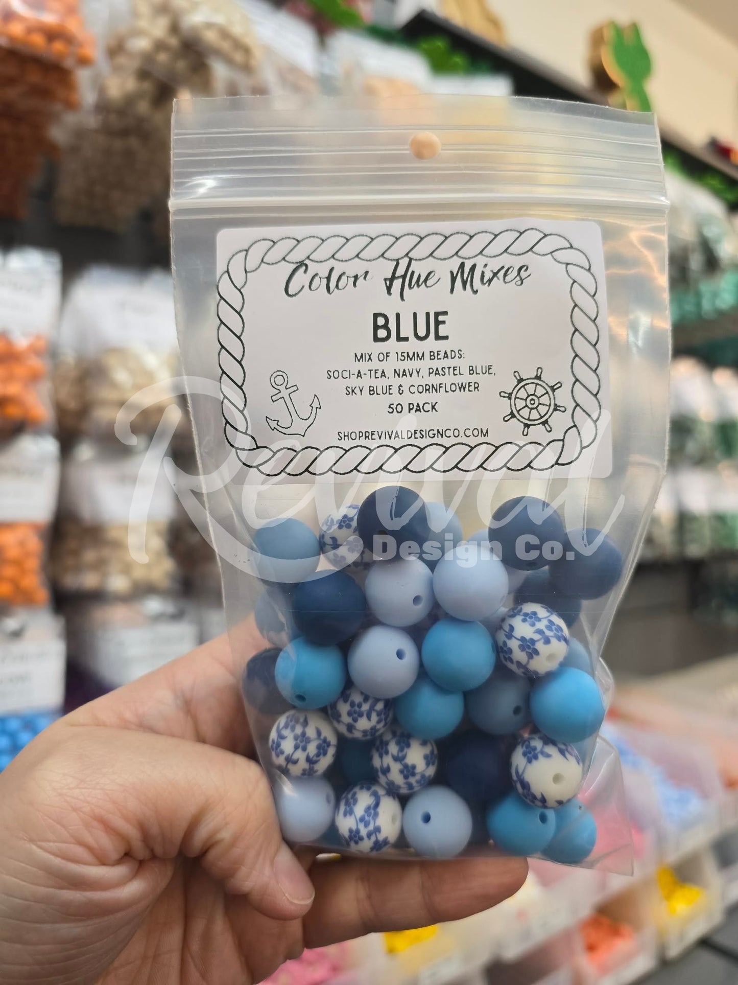 Color Hue Mix - Blue