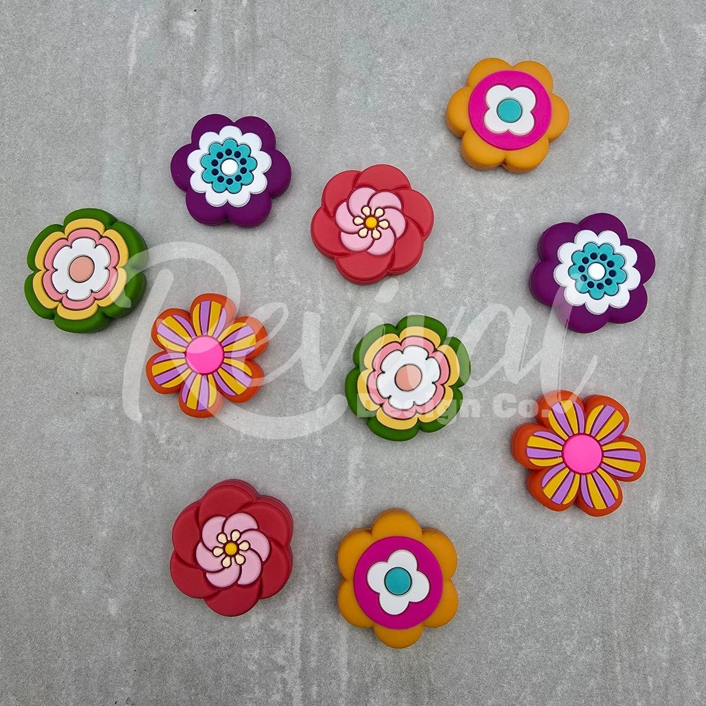 Focal Mix - Flower Power (Pack of 10)