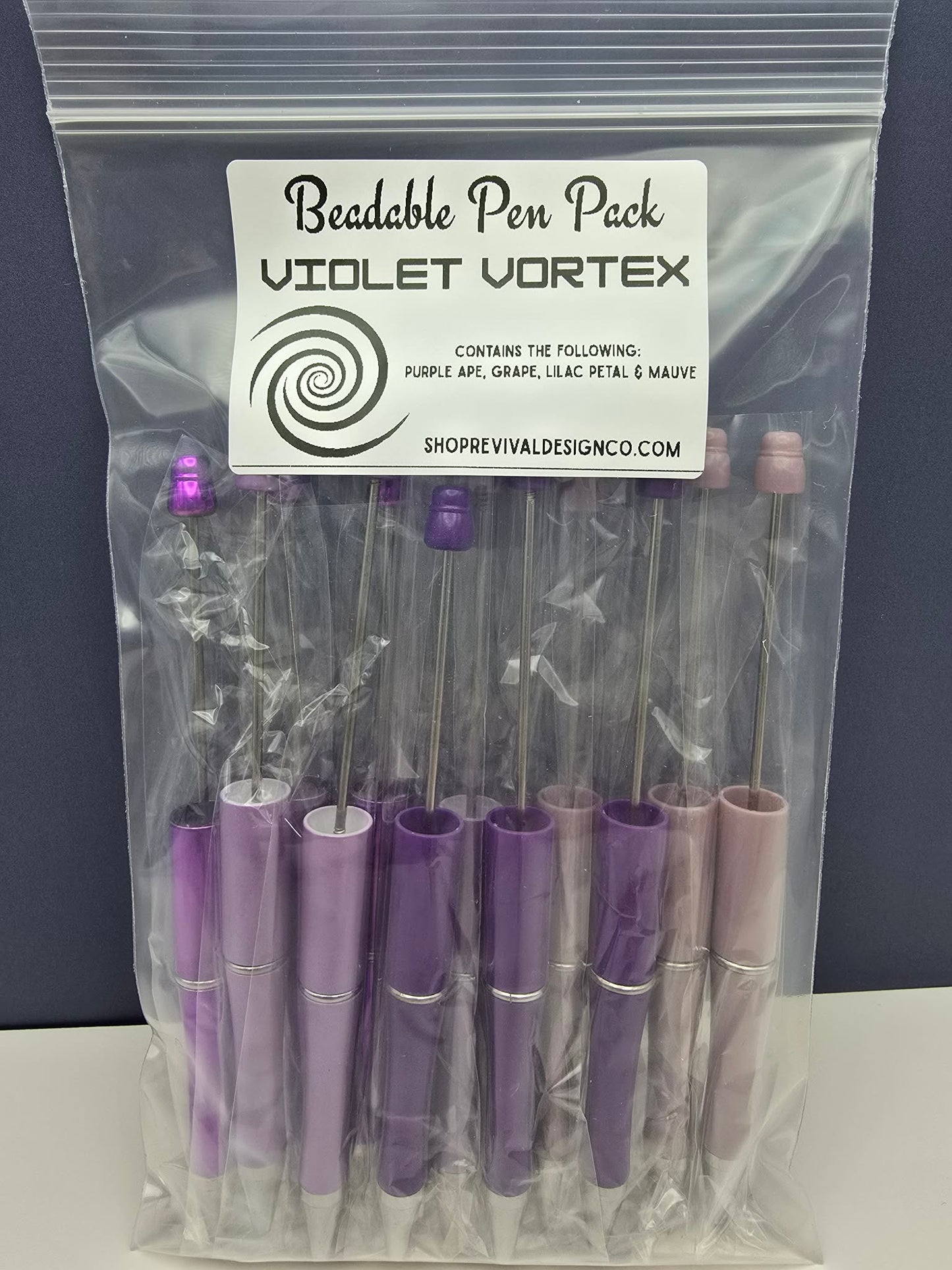 Dozen Pen Pack - Violet Vortex