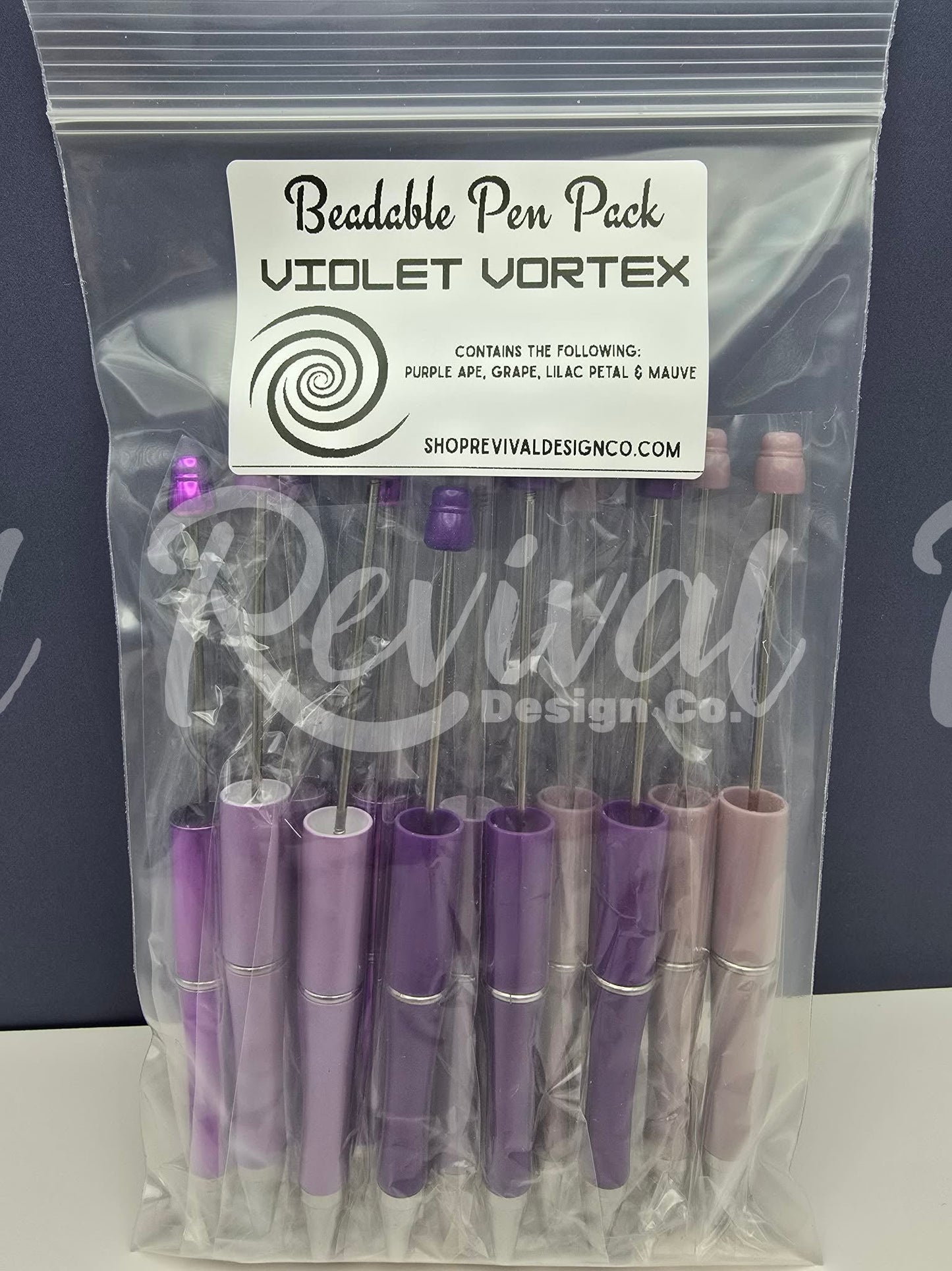 Dozen Pen Pack - Violet Vortex