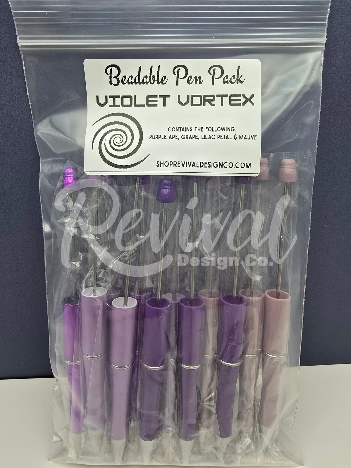Dozen Pen Pack - Violet Vortex