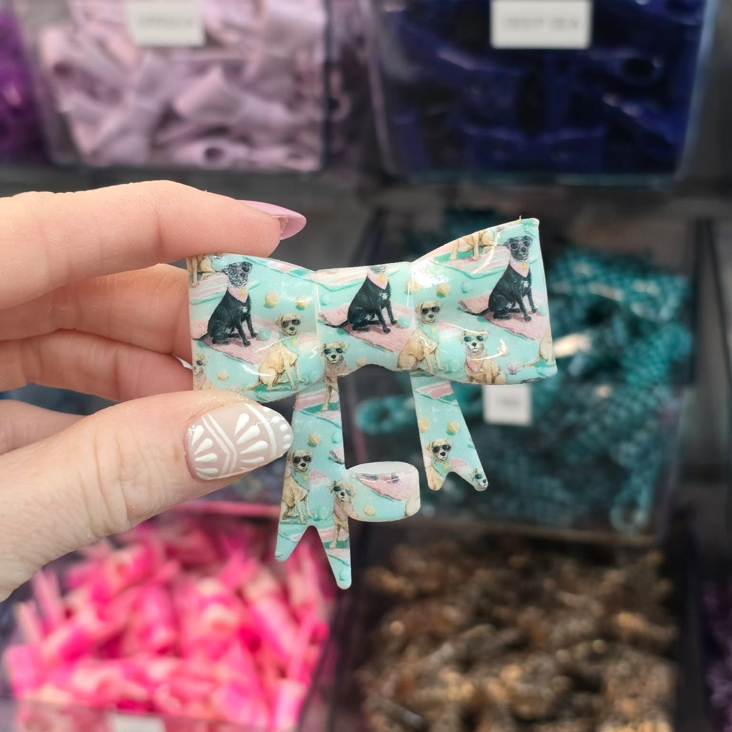 Posh Pups - Silicone Bow Focal/Straw Topper