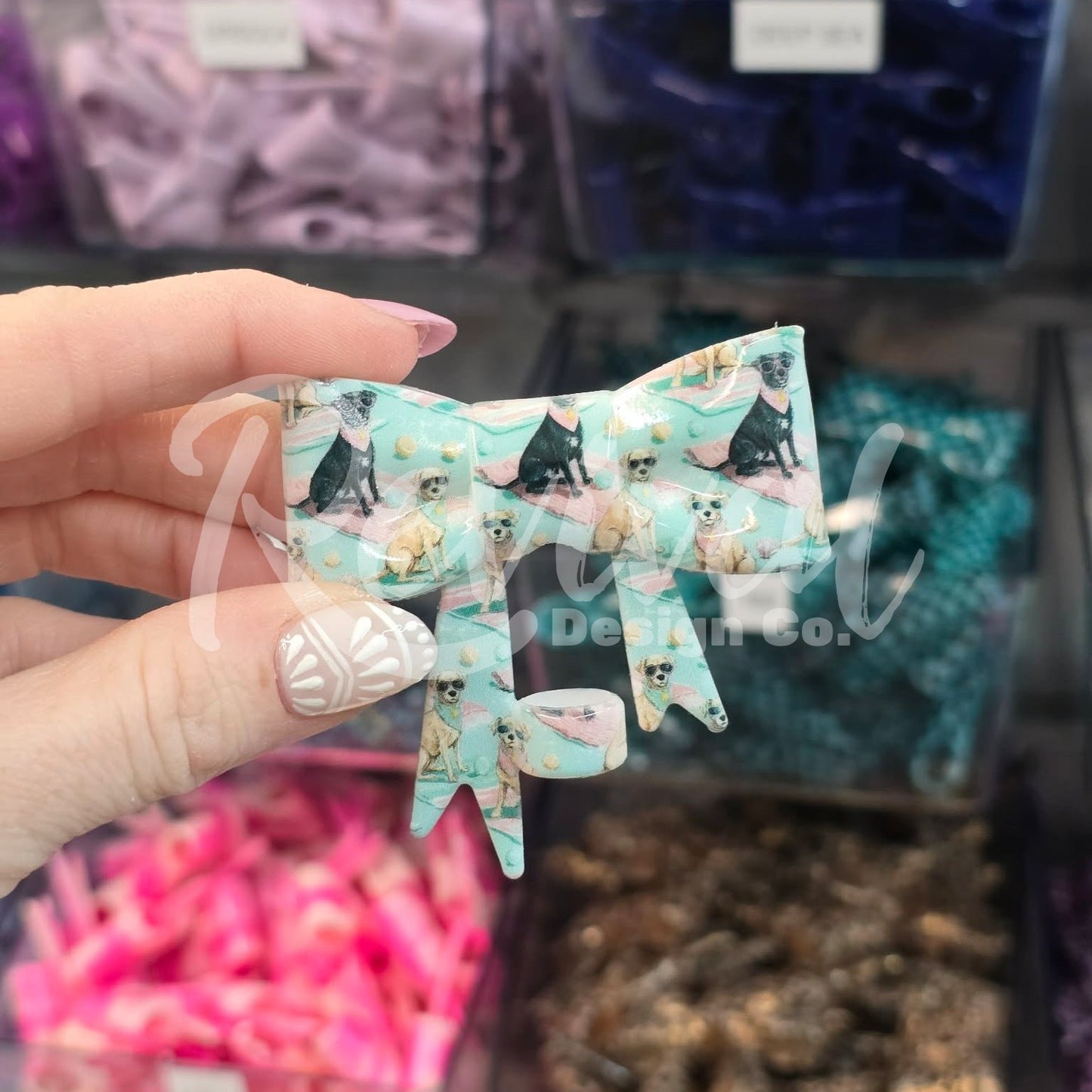 Posh Pups - Silicone Bow Focal/Straw Topper