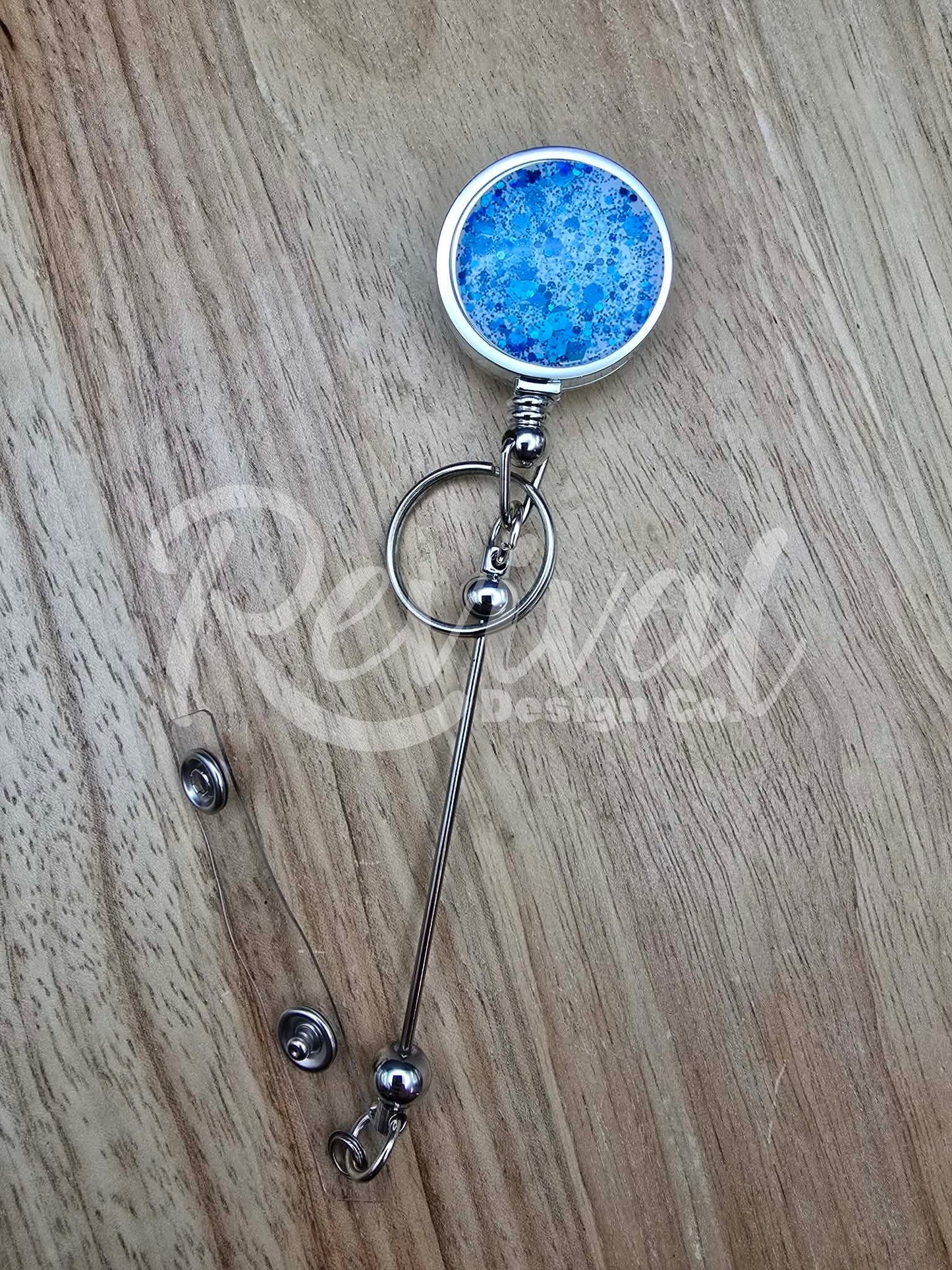 Elsa - Glitter Bar Badge Reel