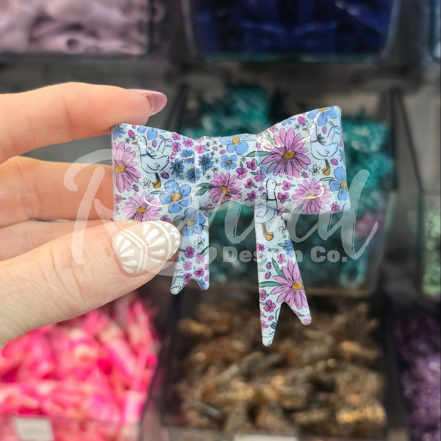 Goose On The Loose - Silicone Bow Focal/Straw Topper
