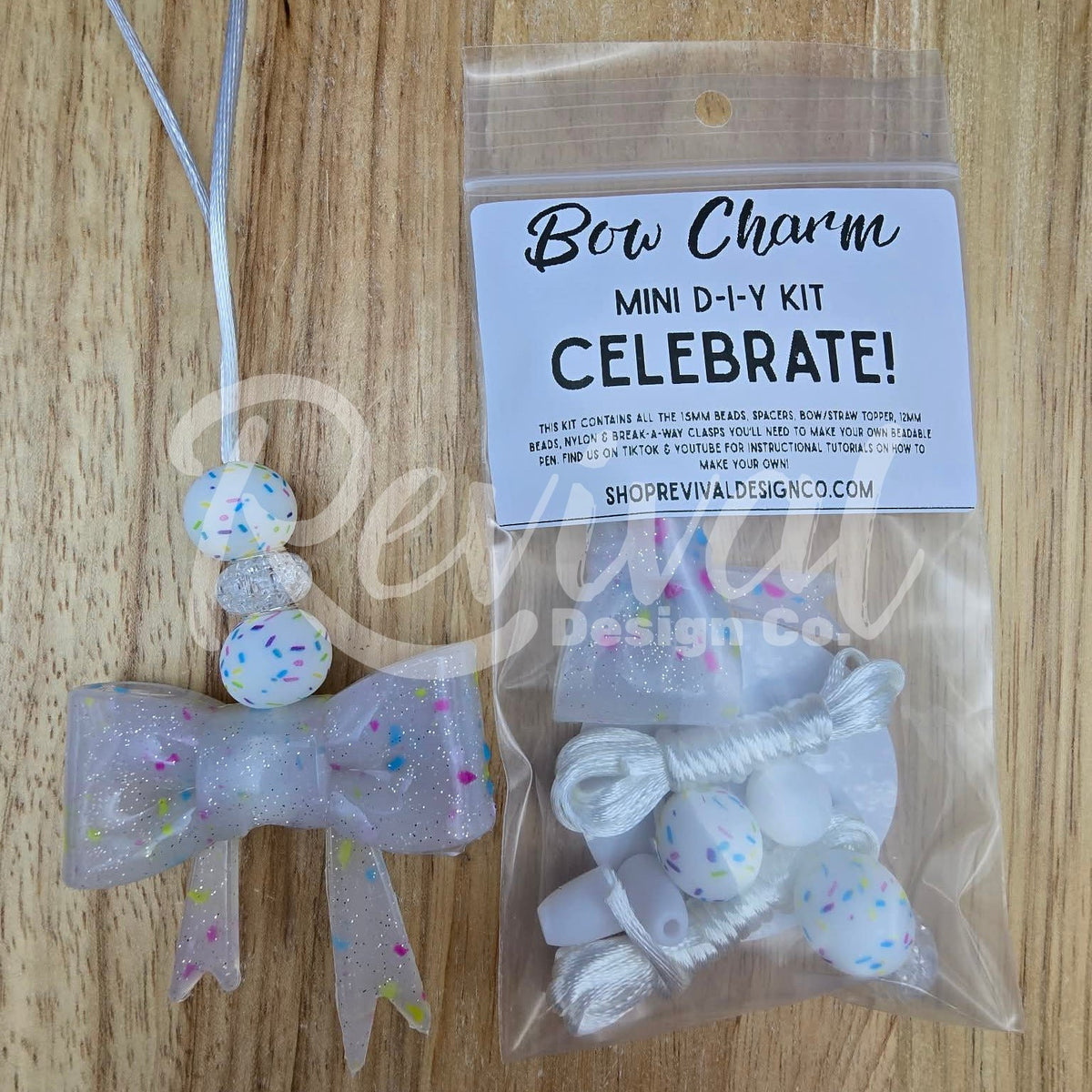**DISCONTINUING** Mini Bow Charm DIY Kit - Celebrate!