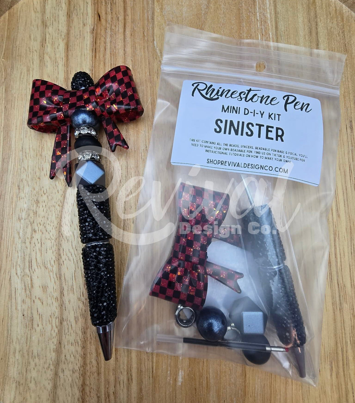 Mini Rhinestone Pen DIY Kit - Sinister