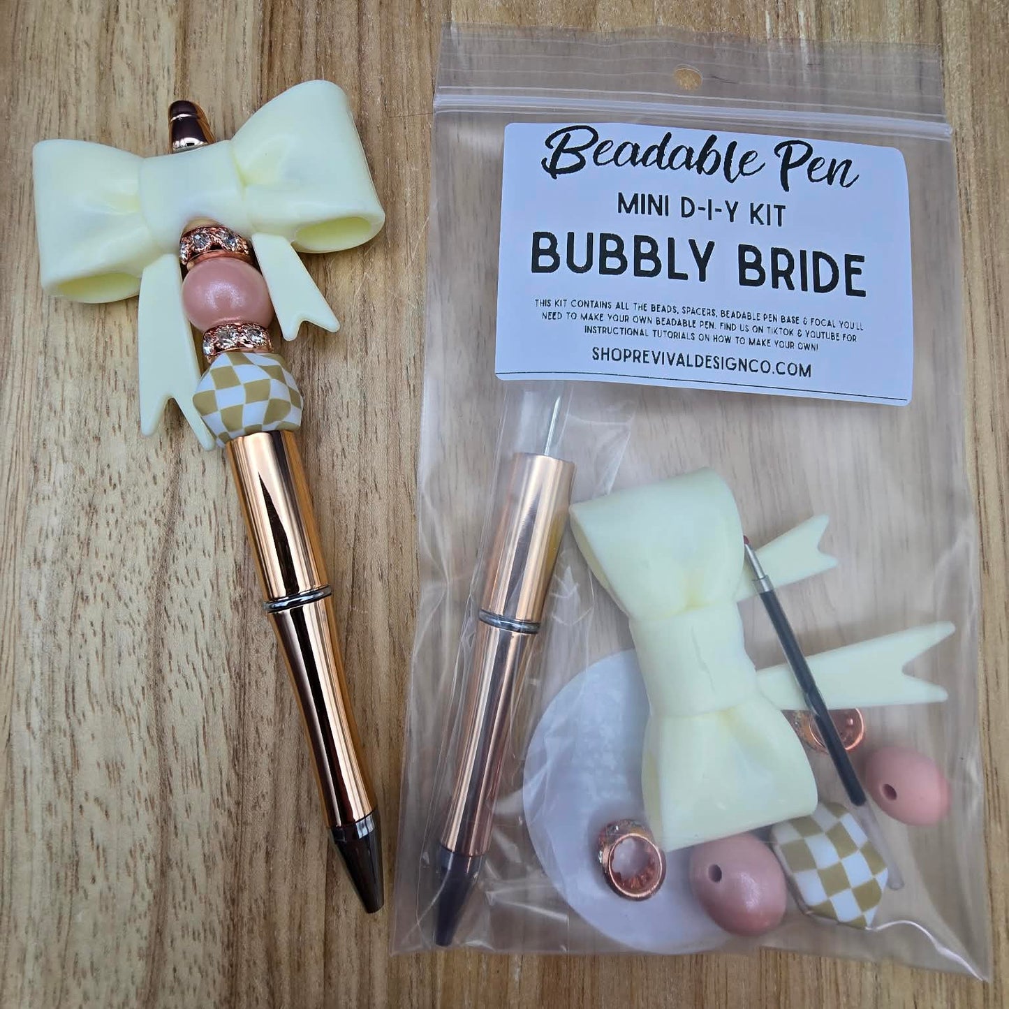 Mini Pen DIY Kit - Bubbly Bride