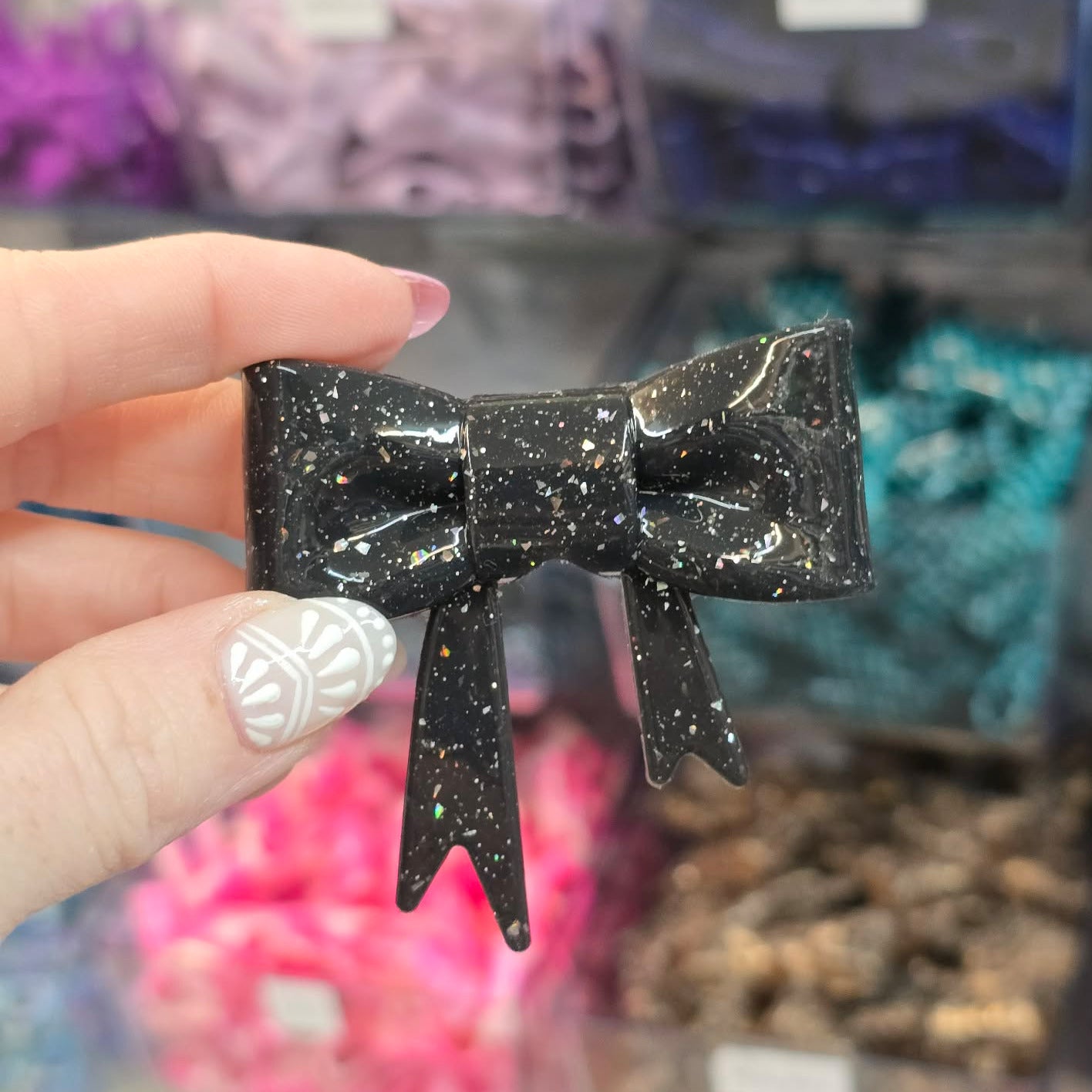 Spell Bound - Silicone Bow Focal/Straw Topper