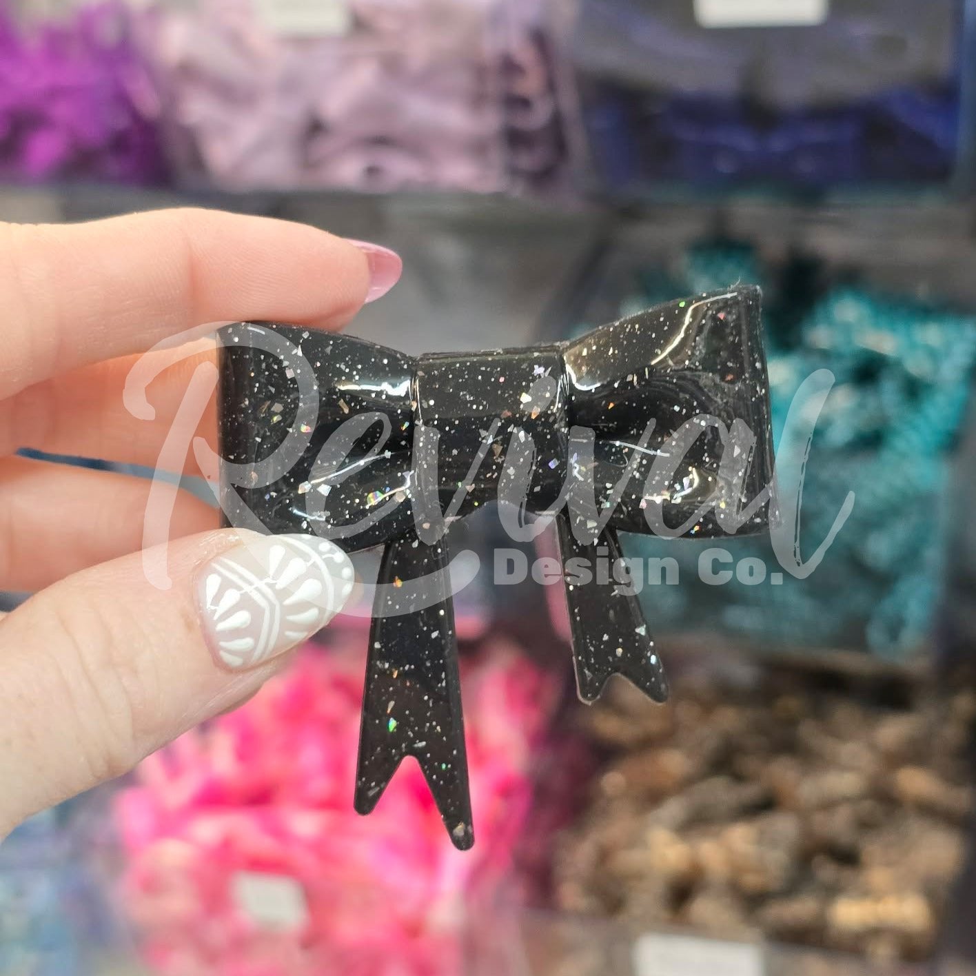 Spell Bound - Silicone Bow Focal/Straw Topper