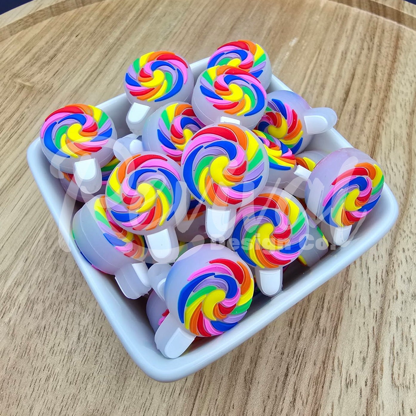 3D Candy Rush - Silicone Focal Bead