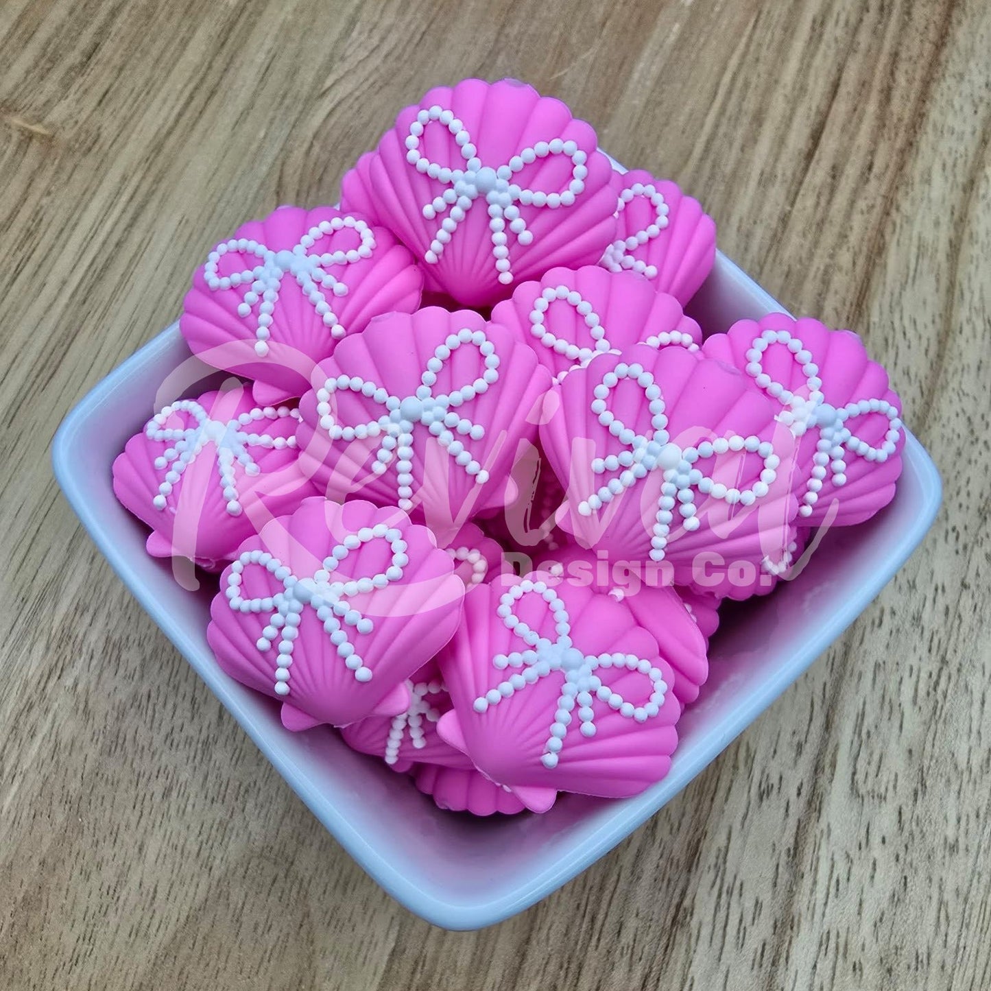 3D Sweet Scallop - Silicone Focal Bead