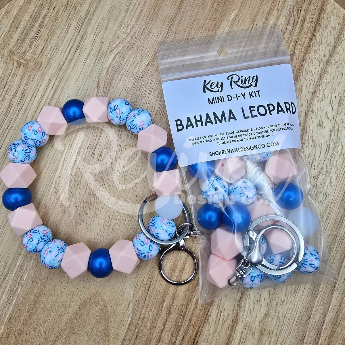 **DISCONTINUING** Mini DIY Wristlet Kit - Bahama Leopard