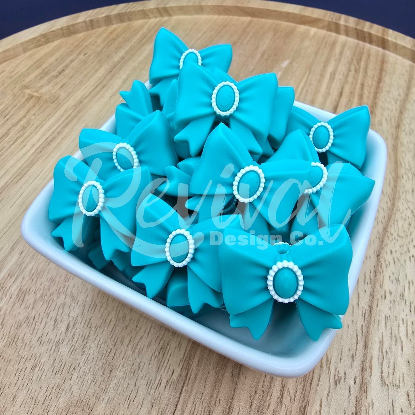 Western Bow - Silicone Focal Bead