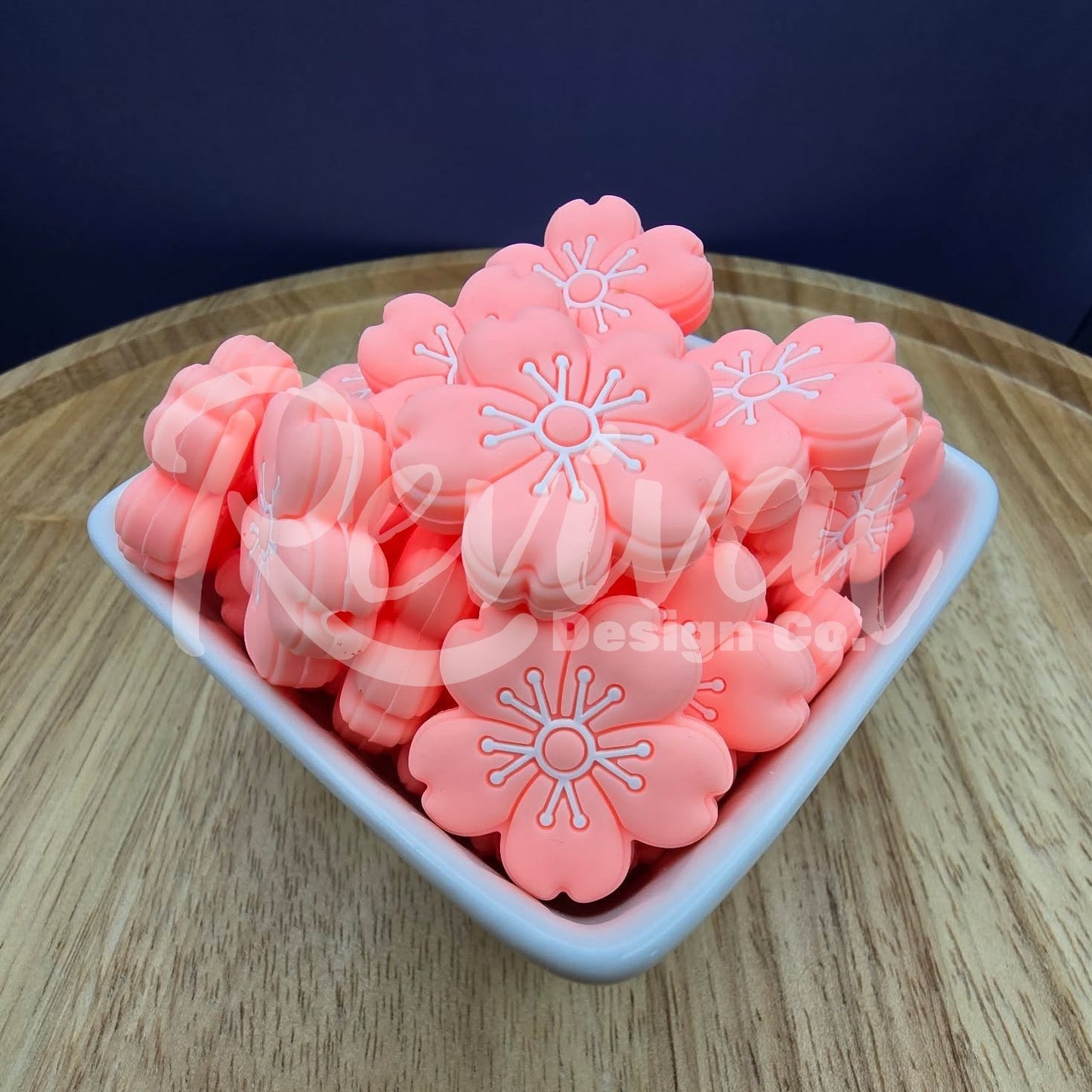 Cherry Blossom - Silicone Focal Bead