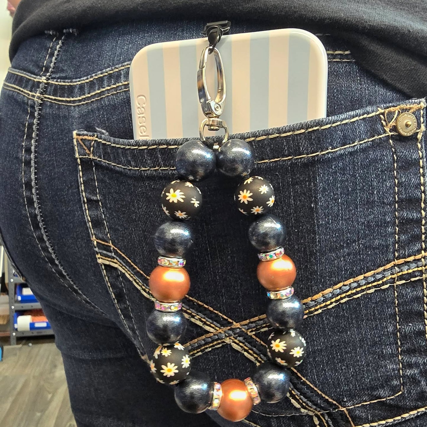 Metal Phone Charm Hardware