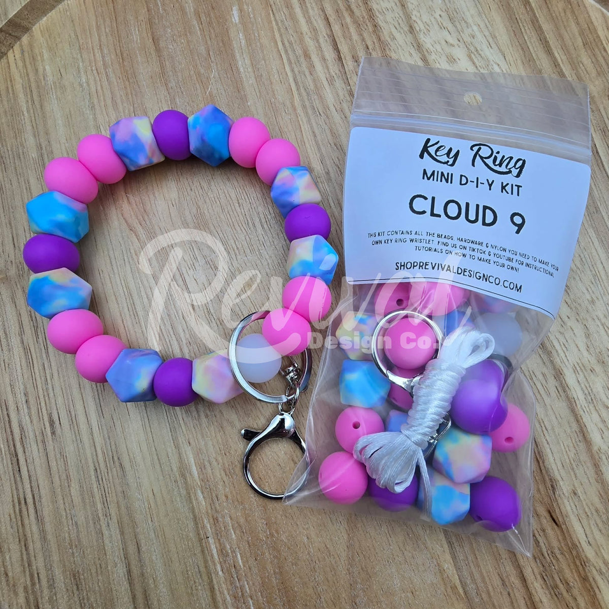 Mini DIY Wristlet Kit - Cloud 9