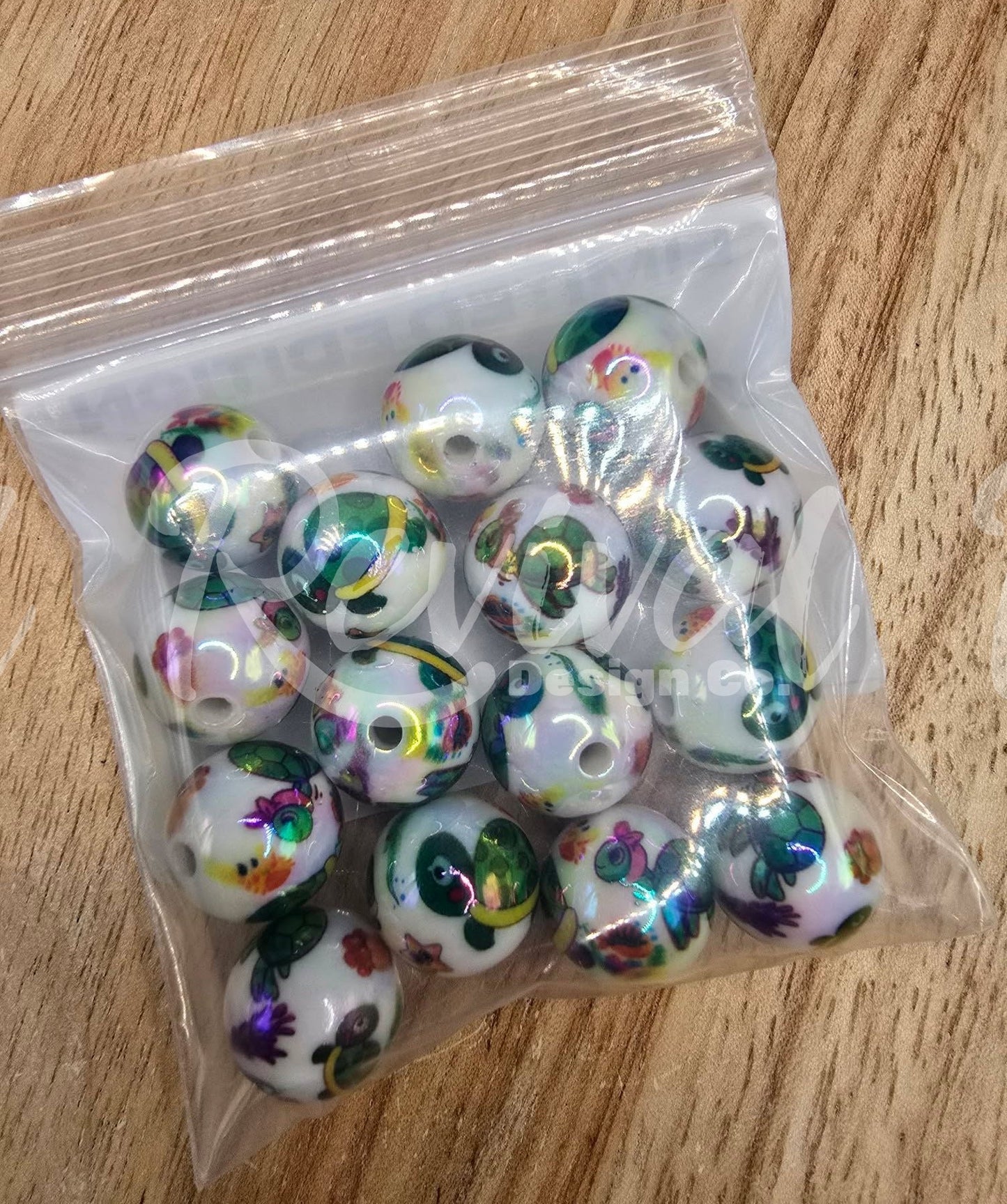 Turtle - 16mm Acrylic (Pack of 15)