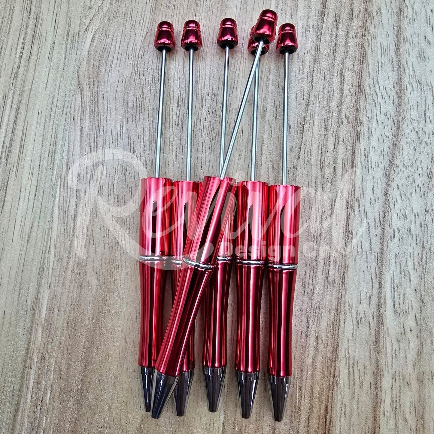 Metallic Red - Beadable Pen Base