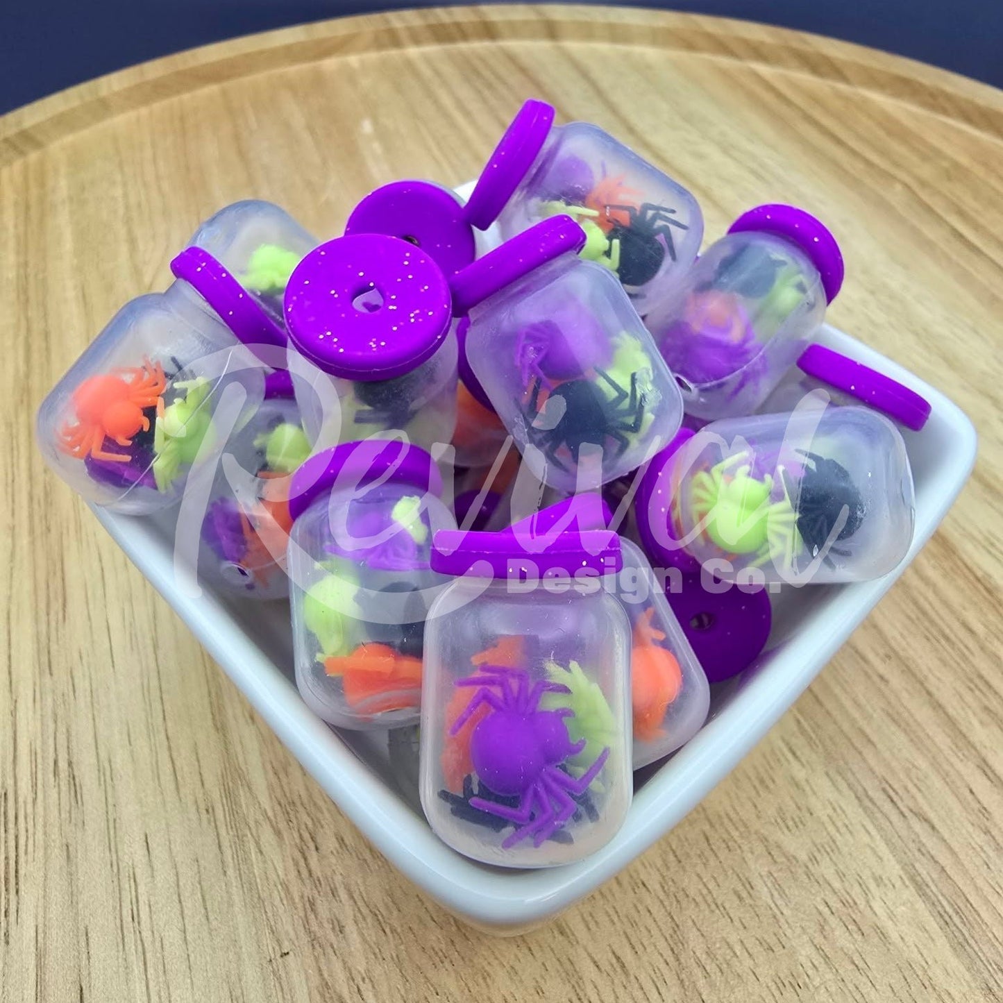 3D Spider Jar - Silicone Focal Bead