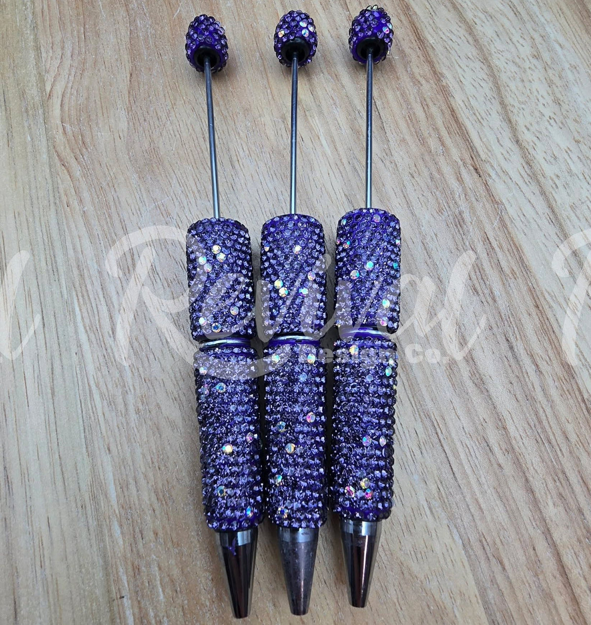 **DISCONTINUING** Rhinestone Beadable Pen - Sugar Plum