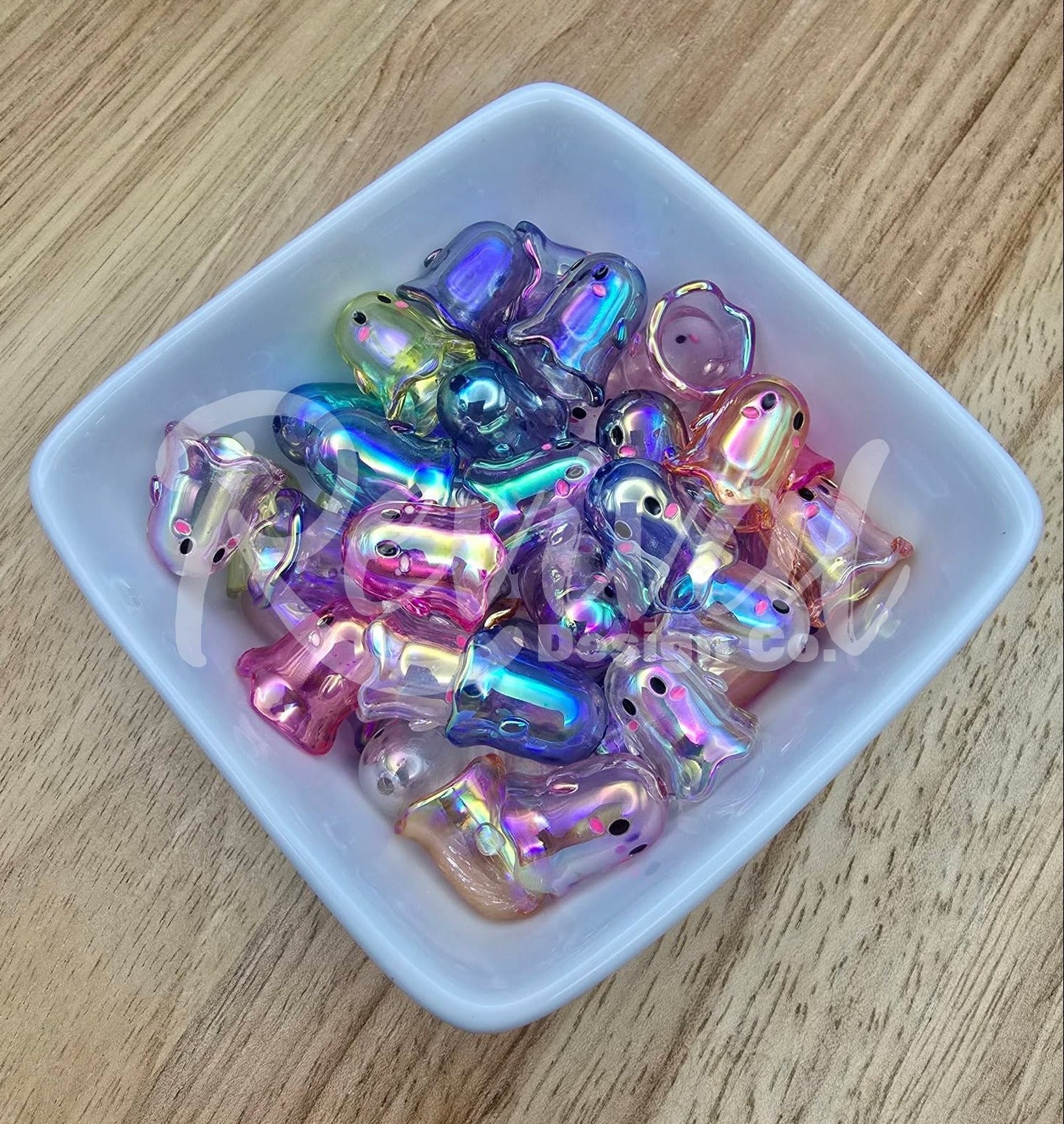 17mm Transparent Thimble Ghosties - Pack of 15
