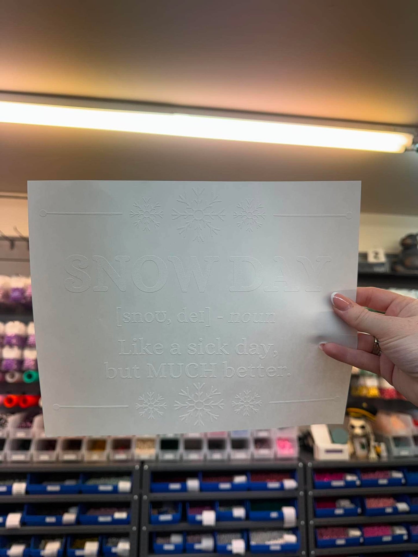 Snow Day - Screen Print