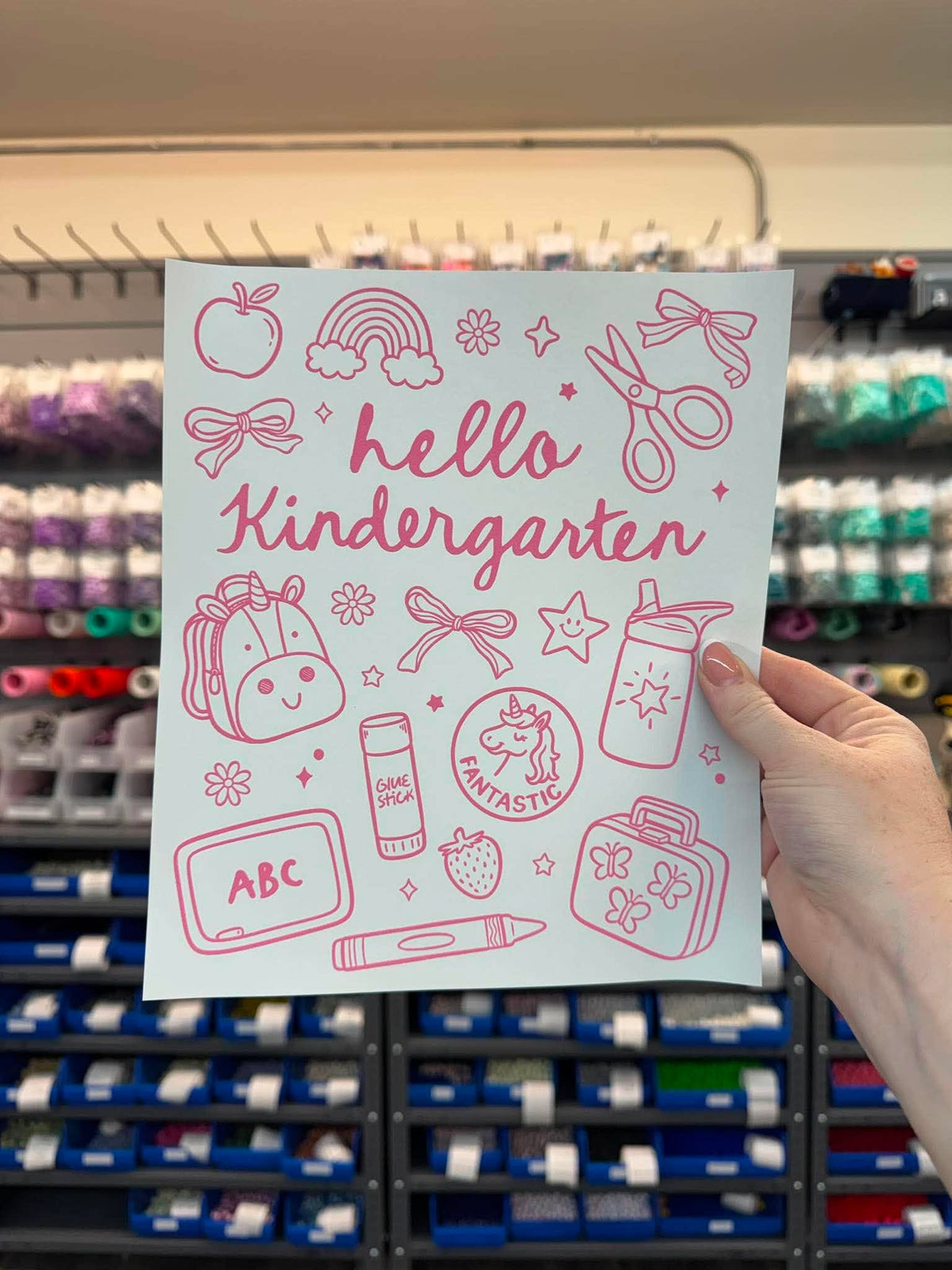 Pink Kindergarten - Screen Print