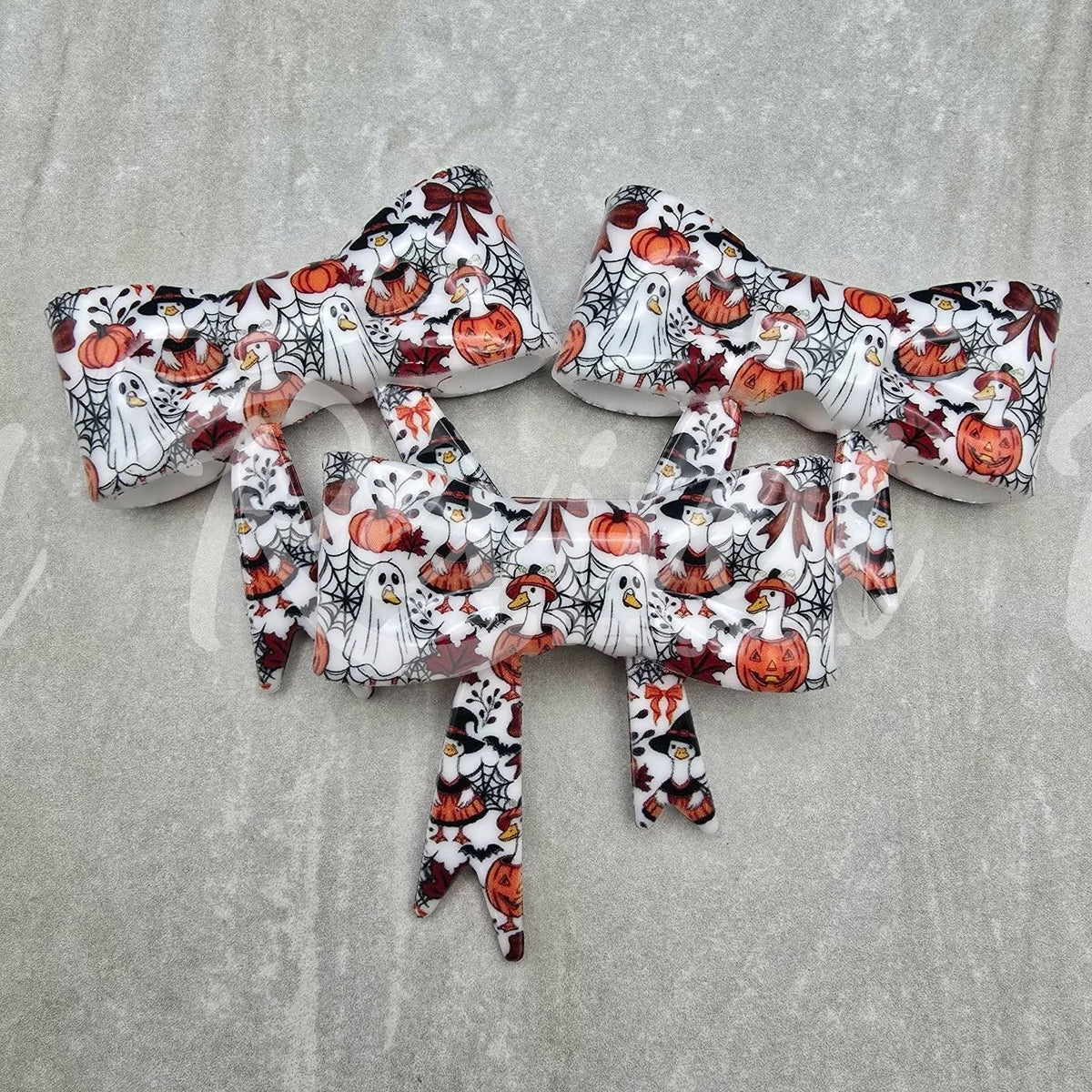 Spooky Goose - Silicone Bow Focal/Straw Topper