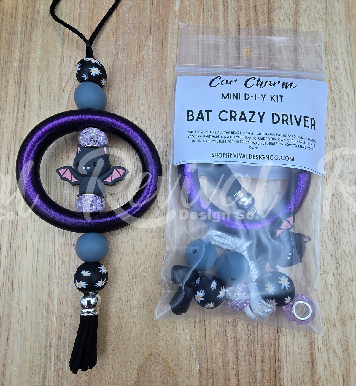 Mini Car Charm DIY Kit - Bat Crazy Driver