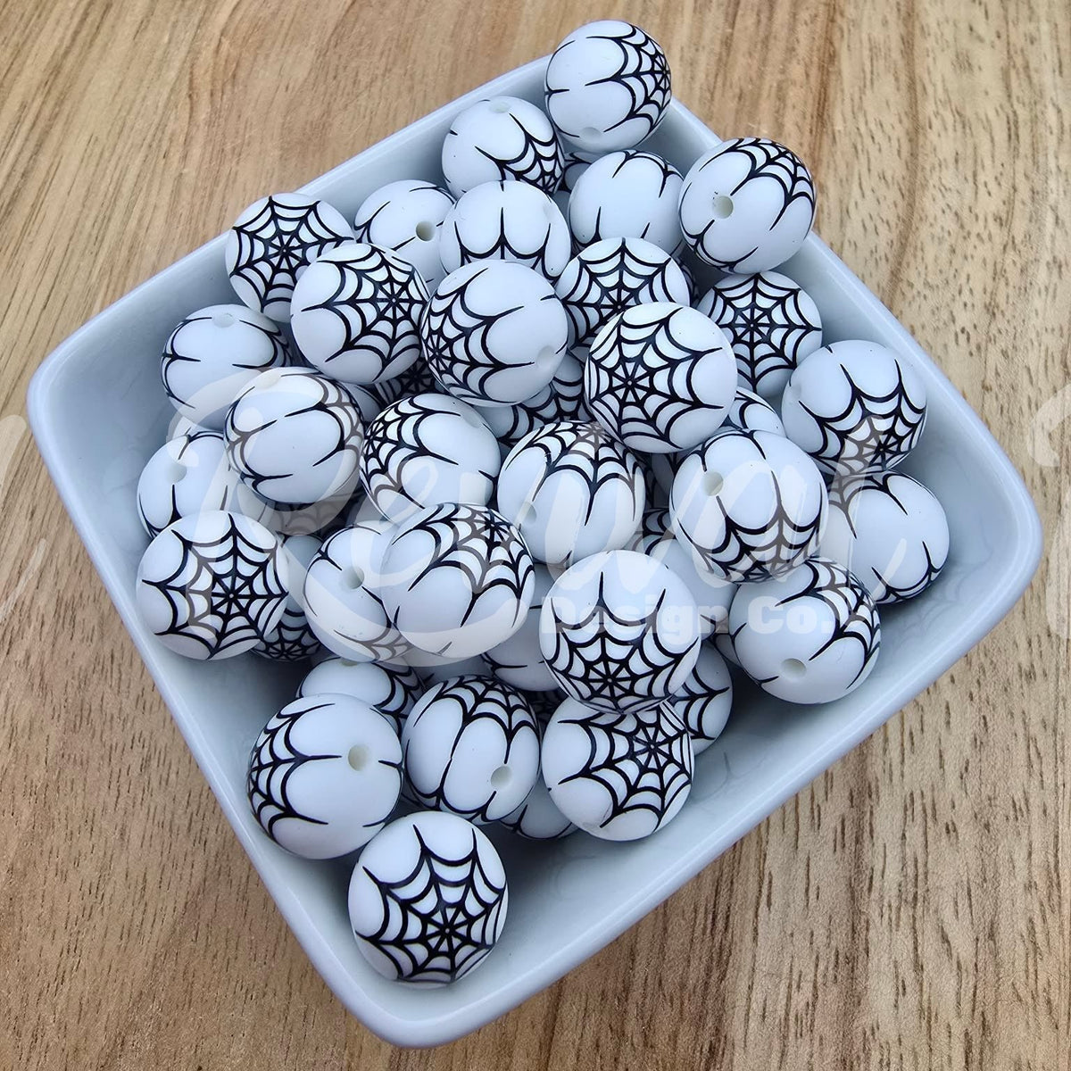 15mm Patterned Silicone Bead - Sticky Situation
