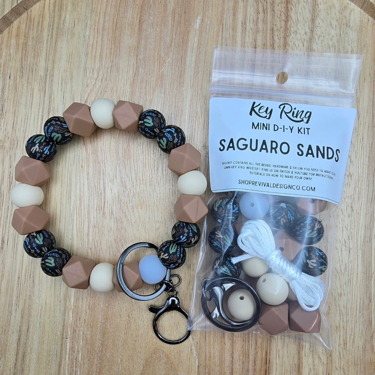 Mini DIY Wristlet Kit - Saguaro Sands